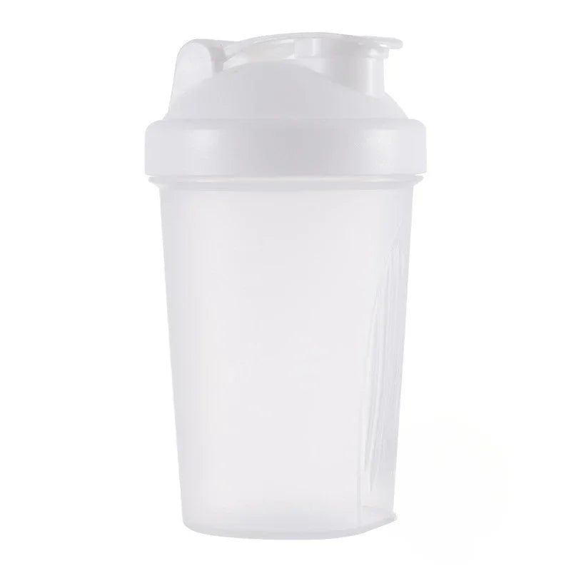 400ML Shaker Bottle with Stainless Ball BPA Free Plastic Protein Shakes Leakproof for Powder Workout Gym Sport